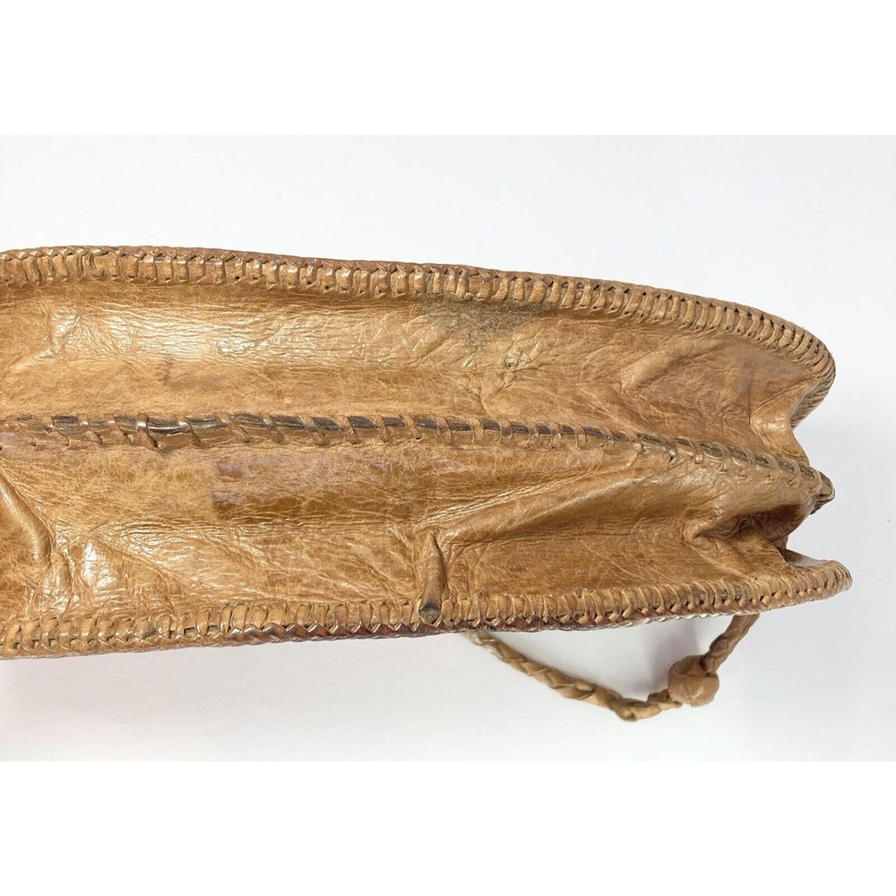 Real Full-Body Python Snakeskin/Leather Tan Cross… - image 8